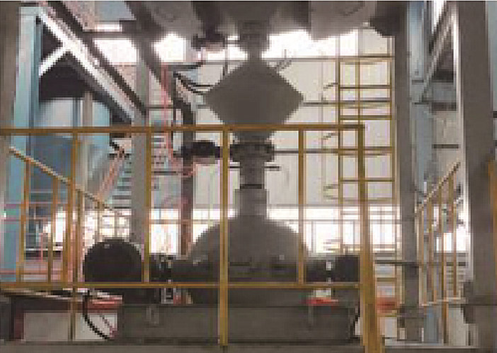 Cold core sand mixing system